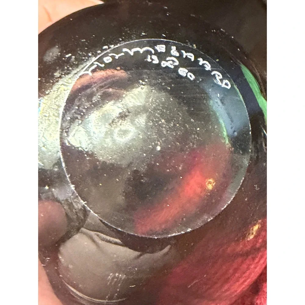 Holmegaard Otto Brauer Smoke Gray‎ Glass Gulvvase Mid Century Modern Denmark 10